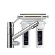PURETEC ESR2 Tripla T1 Three-Way Kitchen Mixer Tap With Under Sink UV Filter System for Rainwater
