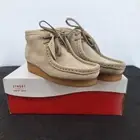 Men's Shoes Clarks Originals WALLABEE Lace Up Suede Moccasins Sand 5. 5 M