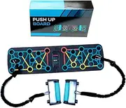 Foldable Push Up Board | Foldable Pushup Stands System | Multifunctional Home Workout Equipment, Professional Strength Training Aid For Men And Women