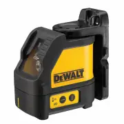 Dewalt DW088K-XE - Cross Line Red Laser - 2 Way - Self Levelling Horizontal + Vertical 3 x AA Kitbox