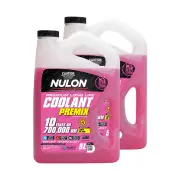 2 x Nulon Pink Premium Long Life Coolant Premix 5L PLLTU5 Quality Guarantee