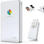 iDiskk Mfi Certified 2TB External Hard Drive for iPhone 16,15,iPad,MacBook,PC,Photo Storage Phone Drive for Android Mobile to Backup Photos | Video | Files (auto Backup) for iPhone 15/14/13/12/11/X