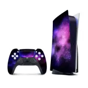 Purple galaxy skin for ps5,Playstation 5 controller Full cover,Vinyl 3m stickers