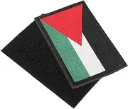 jojofuny Palestine Flag Embroidered Patch Versatile Badge Accessory for Clothing and Backpacks Applique for Personal Style Quality Craftsmanship and Unique Design