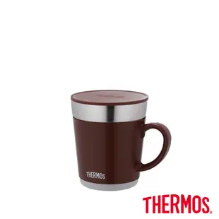 【THERMOS 膳魔師】不銹鋼真空保溫杯0.35L (JDC-350-BW)BW(咖啡色)