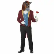 Storybook Prince Beauty and the Beast Fairy Tale Story Book Week Mens Costume