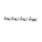 Coat Hook Racks Wall Mounted Wall-mounted Hanger Storage with 4 Hooks