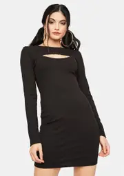 Dark What U Did Last Summer Mini Dress Set