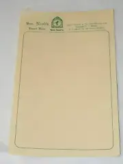 Vintage Original Nico Saad's SAN NICOLA'S Resort Hotel Ensenada MEX. letterhead