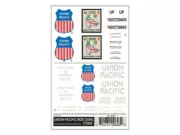 NEW Woodland Train Decal Sheet Boxcar Decals Union Pacific HO DT603