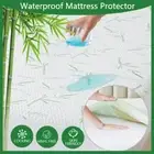 Bamboo Waterproof Mattress Protector Matress Cover Single King Queen Double Bed