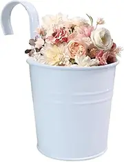 Fence Planter | Dangling Outdoor Planter with Detachable Hooks - Sturdy Garden Supplies, Strawberry Holders for Home, Studio, Restaurant
