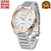 Seiko Astron SBXY034 White Dial Titanium Radio Solar Men Watch Made in Japan NEW