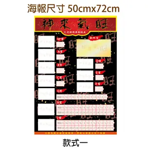 小紅門【神來氣旺 一番賞 單張價】可客製  專業籤卡  自製一番賞 SP賞,A~I賞 10種配率 自由搭配 更多元的選擇