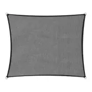 NNEDSZ 280gsm Outdoor Square Sun Shade Sail Canopy Grey - 5m X 5m