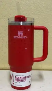 Stanley Cup Valentines 2025 Day Red 30 oz H2.0 Flowstate Tumbler IN HAND