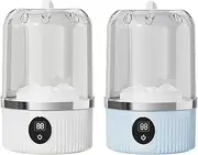 Portable Washing Machine, Mini Portable Washing Machine, Wireless Portable Laundry Cup, for Home, Apartment, Travel, Camping (2pcs)