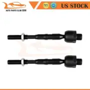 Front Suspension Inner Tie Rod End Link x2 Fits 2007 2008 2009 - 2014 Ford Edge (for: Ford)