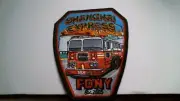 FDNY FIRE DEPARTMENT NEW YORK ENGINE COMPANY 168 PATCH SHANGHAI EXPRESS=VINTAGE