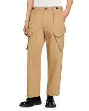 Sandro Military Style Cargo Pants