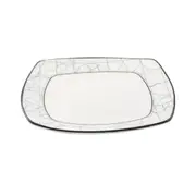 Abstract Print Ceramic Tableware Round Serving Dish Plate 9.5 cm