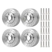 4PCS 2.2" Stainless Internal Wheel Weights for 1/10 RC Beadlock Wheels Rims