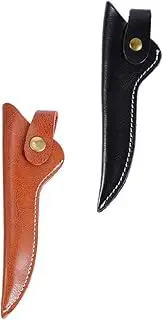 Ipetboom 2pcs Hairdresser Scissors Protective Cover Hairdressing Scissor Cover Scissor Protector Barber Shear Bag Leather