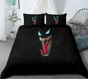 v3345 Bed Sheets Venom Doona Duvet Cover Set Bed Sheets IU3345