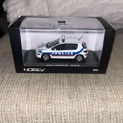Norev 1.43 Peugeot 307 5 doors national police Car Mint New Boxed 473719