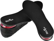 Height Increase Insoles 4-Layer 3.54 Inch Air Cushion Taller Shoes ...
