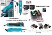 Wahl KM10 Blue ULTIMATE DUTY CLIPPER&10,30 Blade&Stainless Steel Guide COMB SET