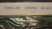 New in sealed plastic Tubular Spring Scales, grams/Newtons: 500g/5N Green