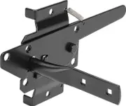 Self-locking Gate Latch Heavy Duty compatible Wooden Fence, Post Mount Automatic Gravity Lever compatible Pvc Fence Gate Lock Hardware With Fasteners