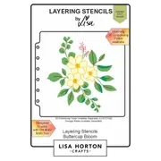 Lisa Horton Layering Stencils - Buttercup Blooms