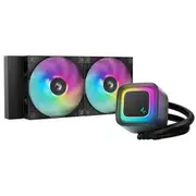 DEEPCOOL LE240 V2 Black 240mm ARGB Liquid Cooler For Intel LGA 1851/1700/1200/1151/1150/1155, AMD AM5/AM4 [R-LE240-BKAMMC-G-2]