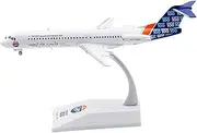 Pre-Built Model Aircraft 17CM 1/200 Scale Alloy Replica Airplane for Fokker 100 PH-MKH Highly Detailed Finished Aircraft Model Miniature Airplane Model
