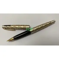 在飛比找蝦皮購物優惠-外觀極新！美國製 Sheaffer 西華鋼筆 全金屬香檳色筆