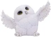 Nemesis Now Snowy Delight Owl Figurine 20.5cm, White