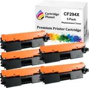 5 Pack Compatible Toner Cartridge Replacement for HP CF294X 94X (2,800 Pages) for HP Laserjet Pro M118 MFP M148 MFP M148dw MFP M148fdw MFP M149