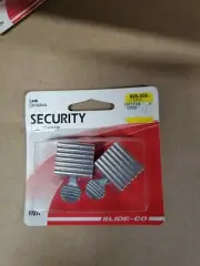 NEW SLIDE-CO 17271 SLIDING WINDOW 2 PIECE ALUMINUM LOCK SET WITH THUMB SCREWS
