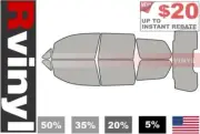 Rtint Precut Window Tint Kit for Mitsubishi Endeavor 2004-2011 Tinting Films (for: Mitsubishi)