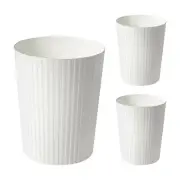 3 Pack 2.5 Gallon Trash CanPlastic Wastebasket Garbage Trash BinWaste Trash B...