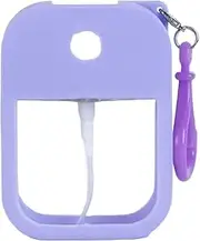 SEDLAV Pocket Hand Sanitizer Bottle - Easy Refill Spray Mini Travel Bottles with Protective Silicone Cover & Detachable Key Ring - Perfume Travel Refillable