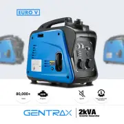 Gentrax GT2000 Inverter Generator 2.0KW 1.7KW Petrol Pure Sine Wave Camping RV