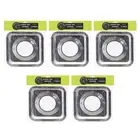 30pc Lemon Lime Aluminium Foil Kitchen Stove Top Covers Dispos. Protector SL