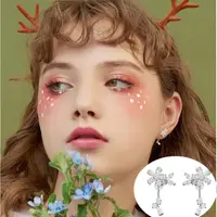 在飛比找momo購物網優惠-【HaNA 梨花】韓國森林精靈微小花朵日光耳環