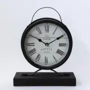 You Look Lovely Today Text Roman Numeral Table Clock