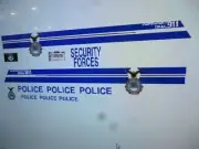 United States Air Force Security Forces (police) car decals New Scheme 1:43