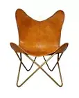 Relaxing Chair-Genuine Leather Chair,leather Living Room Butterfly chair