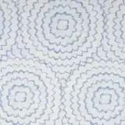 Schumacher Radiating Blossom Print Fabric- Feather Bloom Two Blues 4.9 yd 180360